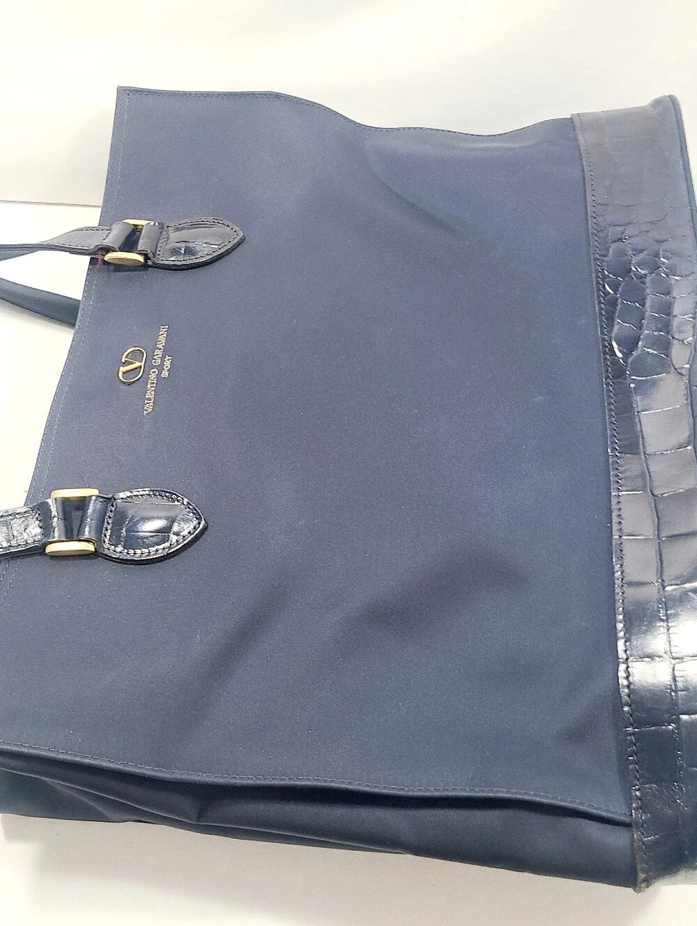 Valentino Garavani Canvas Leather Bag